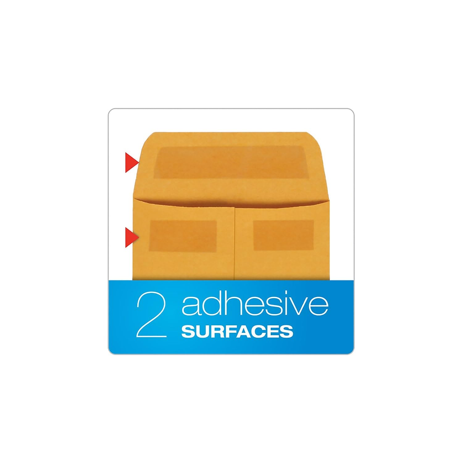 Quality Park Buste autosigillanti 3-1/2 x 6-1/2 pollici 500/scatola Kraft marrone