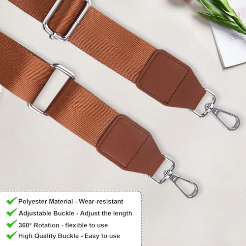 Image of Purse Straps Replacement Crossbody 1.5 inch Wide Purse Strap Shoulder Straps for Bags Handbags Sports Canvas Camera Bag