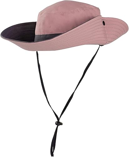 Miniatura 16 de Rosoz Sombreros para cola de caballo para mujer, protección UV, plegable, de malla ancha, senderismo, playa, pesca, safari de verano 1 paquete-gris