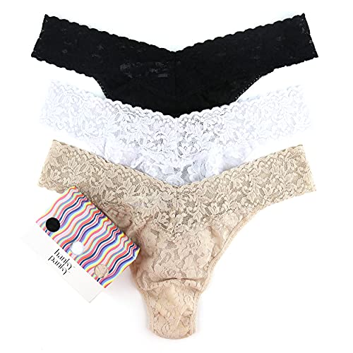 Image of hanky panky - Signature Lace Original Rise Thongs | Womens Underwear, Lacy Lingerie | 3 or 5 pack