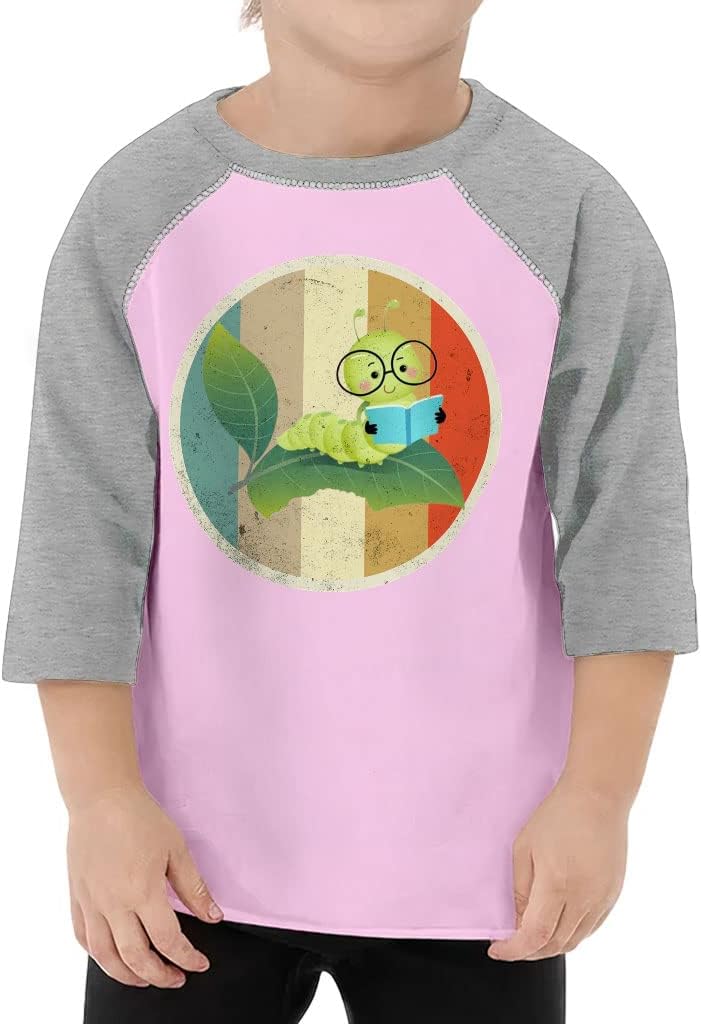 Insect Toddler Baseball T-Shirt - Colorful 3/4 Sleeve T-Shirt - Printed Kids' Baseball Tee