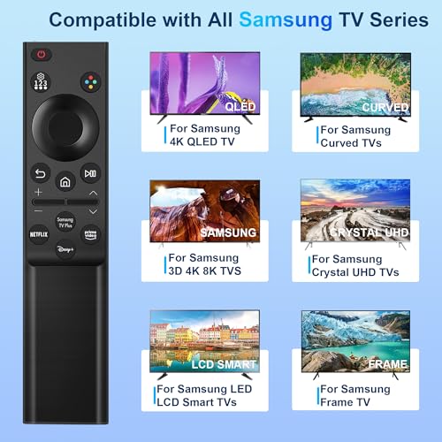 Image of for Samsung TV Remote Control Replacement Universal for BN59-01388A, Compatible with Samsung Smart Curved QLED Frame LED LCD HDTV SUHD UHD 3D 4K 8K TVs