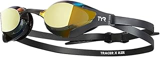 TYR unisex Tracer X Razor Racing Swim Goggles