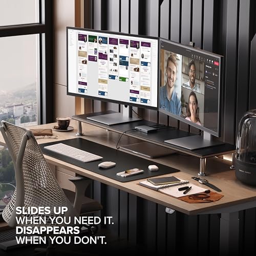 Image of ALOGIC Clarity Max Pro 32 inch 4K UHD Monitor with 8MP Webcam, USB-C with 65W Power Delivery, IPS Display, HDMI 2.1, DisplayPort 1.4, USB Hub, Compatible with Mac & Windows | 32-Inch 4K Ips Display, 8MP Retractable Webcam, USB-C 65W Pd, HDMI 2.1, Dp 1.4, 2x USB-a Hub, 60hz
