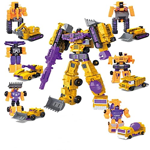 ZHIERPLUS Juguetes de deformación educativa, 6 en 1 deformación de Juguete de ingeniería de Juguetes Modelo de Oro Cover