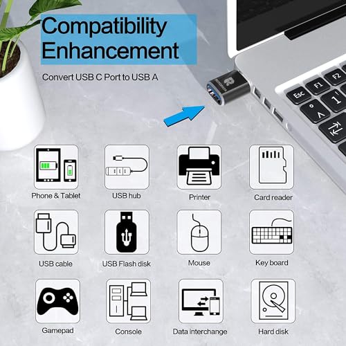ROTOPATA-2-Pack-USB-C-to-USB-30-Female-Adaptor-OTG-Type-C-Adapter-for-MacBook-Pro2019-MacBook-Air-2020-Type-C-Smartphones