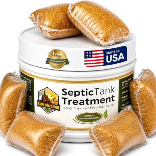 Septic Tank Treatment Packets 1 Year Supply