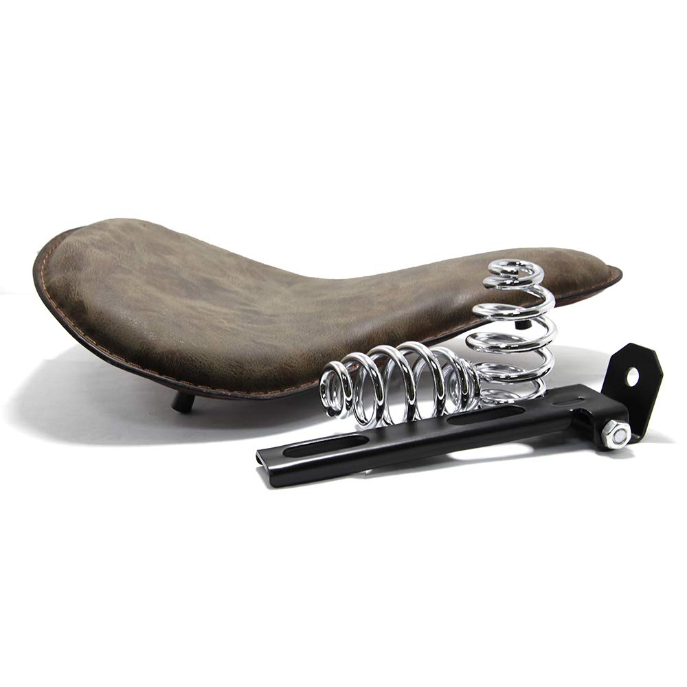 Retrò Asiento bobber individual de moto para Chopper Sportster Bobber Chopper y aplicación Customed.