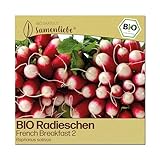 Samenliebe BIO Radieschen Samen | French Breakfast 2 - mild & lang - samenfestes BIO Saatgut