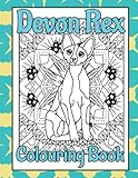 Devon Rex Colouring Book: Cute cat gifts for cat lover