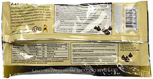 Lily's Dark Chocolate Premium Baking Chips - 4 Bags