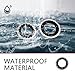 yorpyep 30 PCS Car A/C Gaskets, 6 Sizes Compressor Port Rust-proof Washer Assortment, Self-centered Bonded Buffer, Seal Cooling Pump O-ring Kit, Universal Service Gasket for Car A/C System (Black)