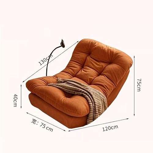 ポータブル折りたたみチェアベッド Lazy Rocking Chair Home Lounge,living Room Balcony,single Sofa Chairs [3]