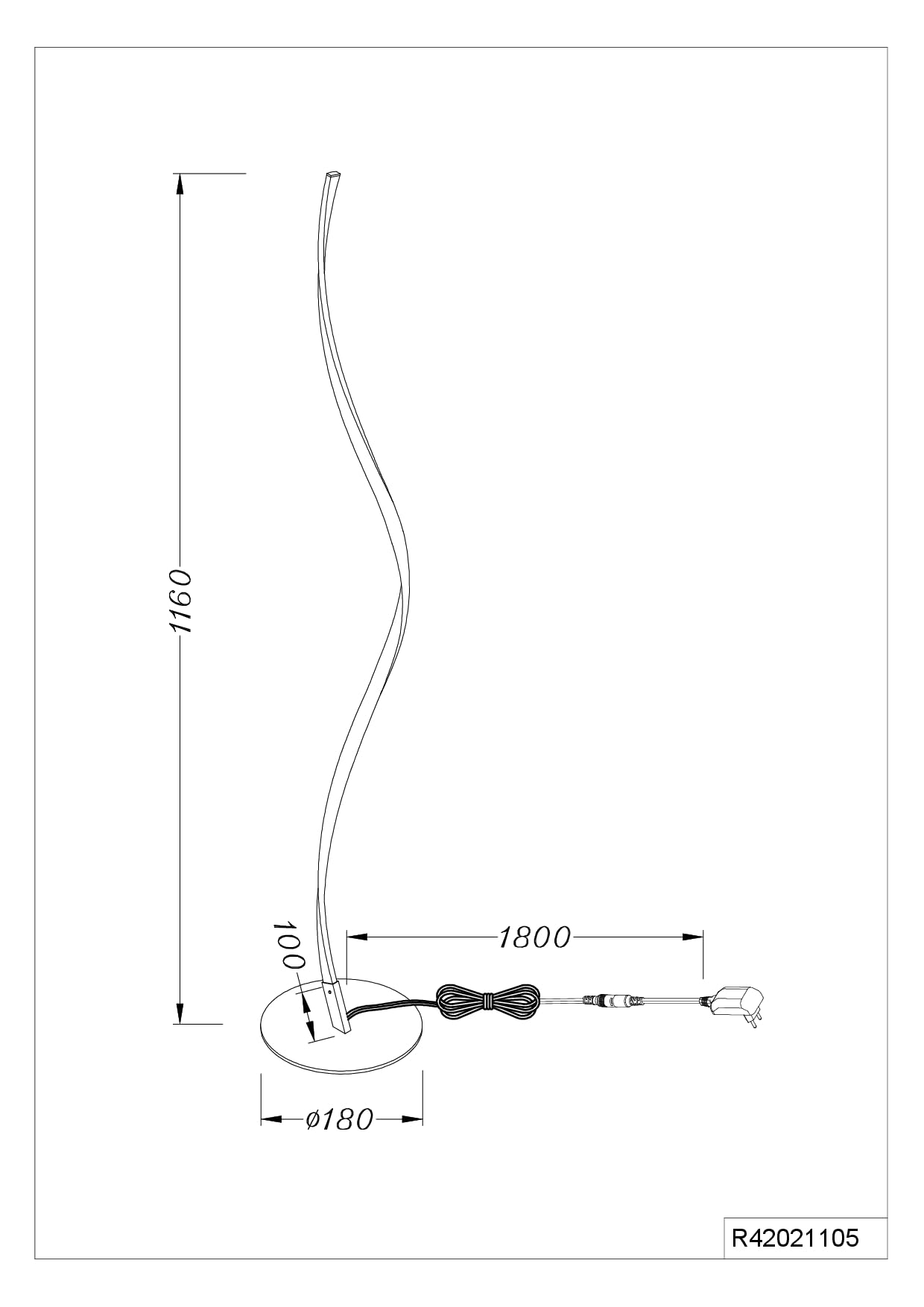 Reality Leuchten LED Stehleuchte Rubin R42021105, Aluminium gebürstet, inkl. 9 Watt LED, Fernbedienung, Dimmer, Farbwechsel