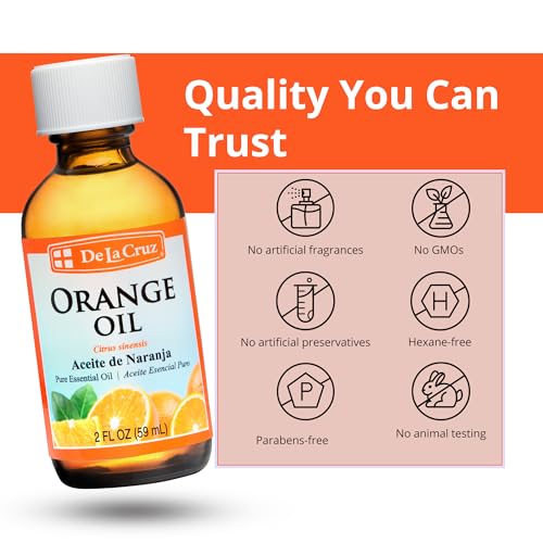 Aceite Esencial Puro de Naranja De La Cruz 2 Fl OZ miniatura 6
