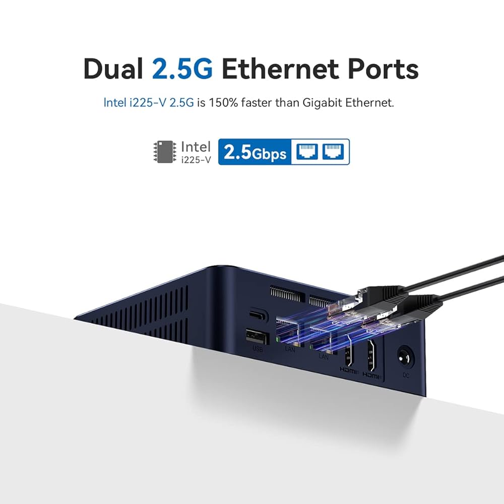 Beelink EQ12 PRO 16GB DDR5 12世代 i3 N305 Beelink Mini PC EQ12 Pro, Intel Core i3 N305 Procesor