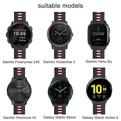 Correa compatible Vivoactive 3 silicona 20 mm miniatura 3