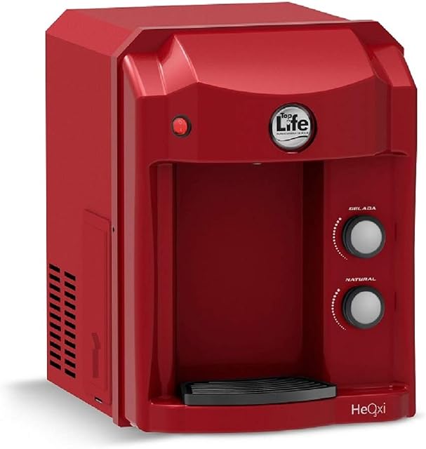 Purificador Agua Alcalina Ionizada com Ozônio Top Life (127, Vermelho)