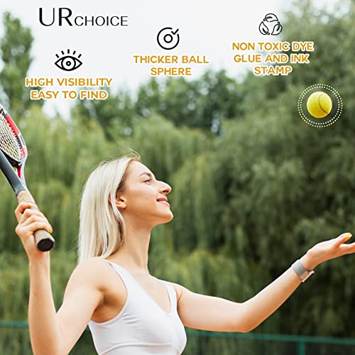UR CHOICE Durable Tennis Balls for Practice & Training 12 Pack, Ideal for All Courts Dog Play & Sports Drills - Image 2