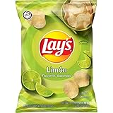 Lay's Potato Chips Limon, 7 Oz