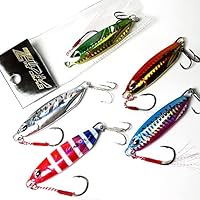 Amazon.co.jp: 【 ジギンガーZ メタルジグセット 】【 40g 60g