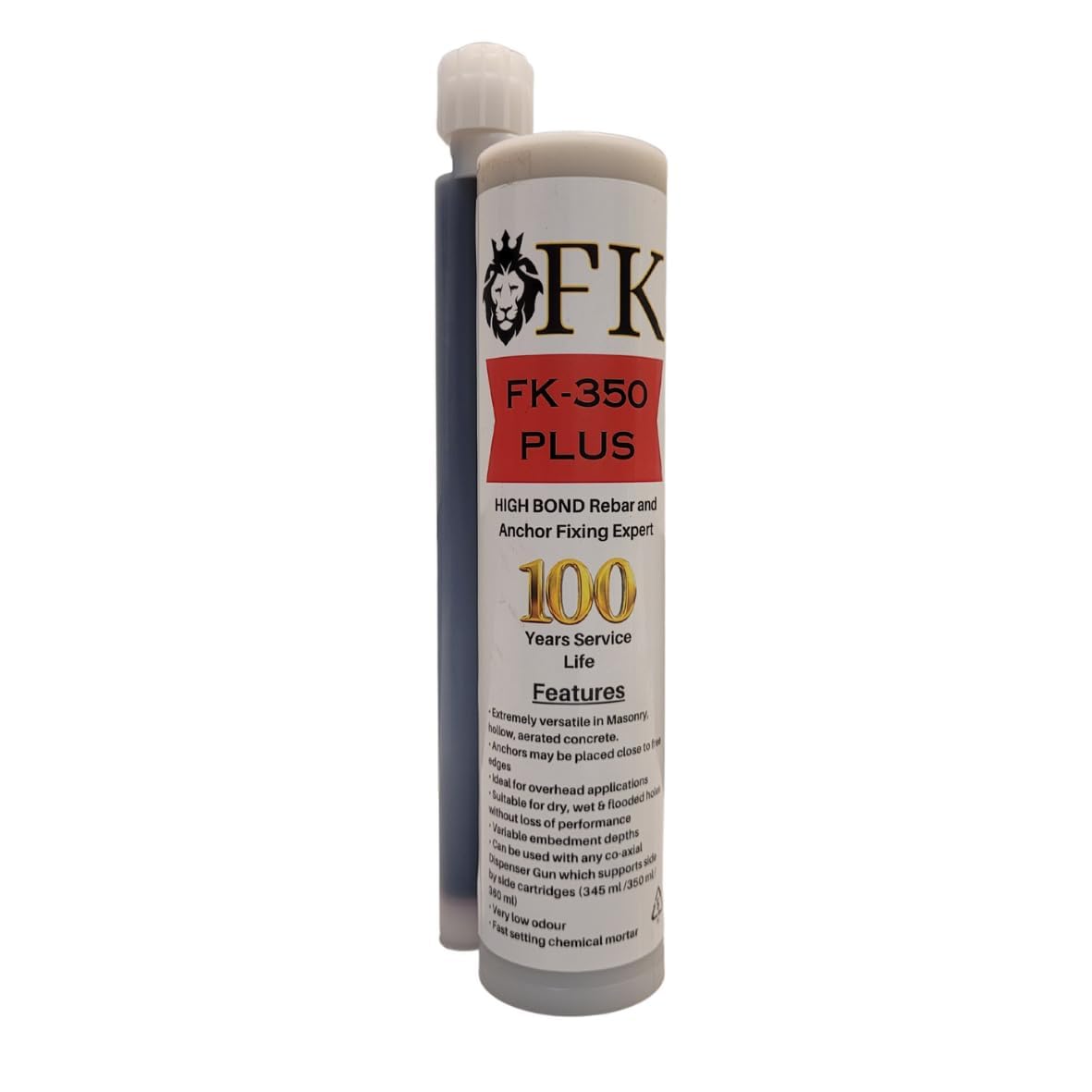 FK 350 High Bond Rebar and Anchor Fixing Chemical for Industrial Machinery, Injection Mortar for Masonry and Concrete - 100 Year Service Life (B0CVV1TNSQ) Amazon Price History, Amazon Price Tracker