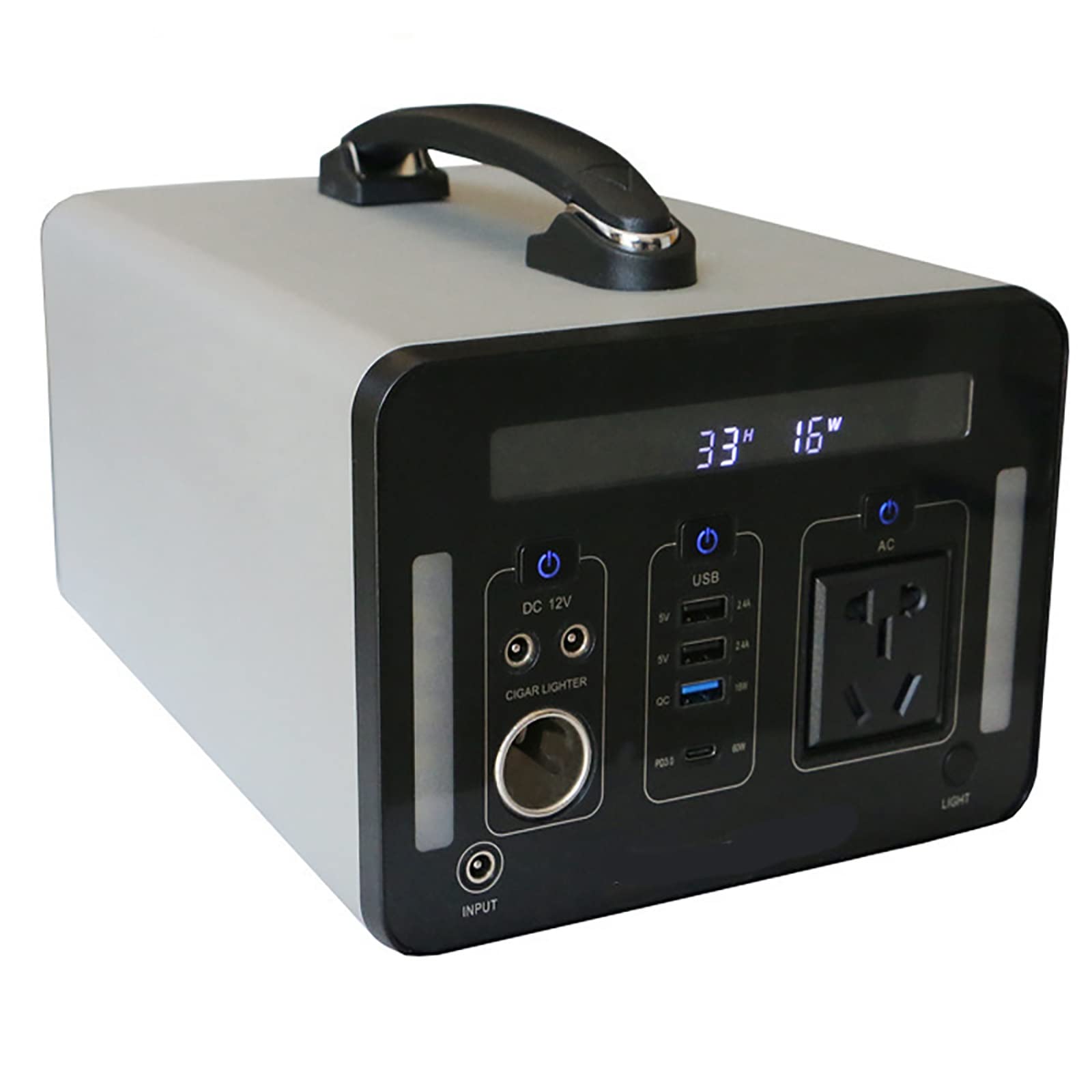 Estación de energía portátil Explorer, toma de CA de onda sinusoidal pura de 1000 W, fuente de alimentación portátil de emergencia, 1000 Wh, 270 000 mAh, banco de energía portátil, función UPS, ener