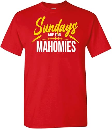 KC Football Fans Sundays are for Mahomies Men's Fan Apparel