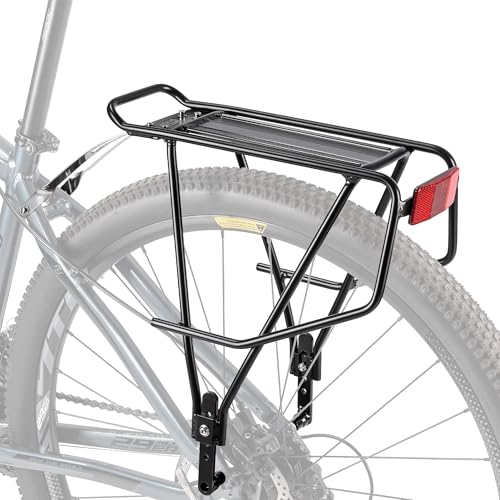 Portabicicletas trasero ajustable para frenos de disco y cuadros de 26 a 29 pulgadas