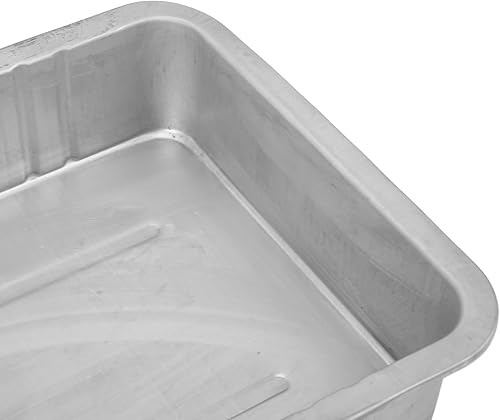 Miniatura 9 de Bediffer Sartén de drenaje de aceite, sin fugas, portátil, universal, para cambio de aceite, construcción metálica, contenedor de cambio de aceite