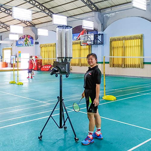 SIBOASI Sports B2000 Badminton Machine Training Automatic Badminton Trainer Practice Device Equipment Shuttlecocks Machine Fully Training Badminton - Thumbnail 7