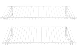 Rubbermaid Closet Wall Shelves: Expandable Shelving Kit for Organized Storage