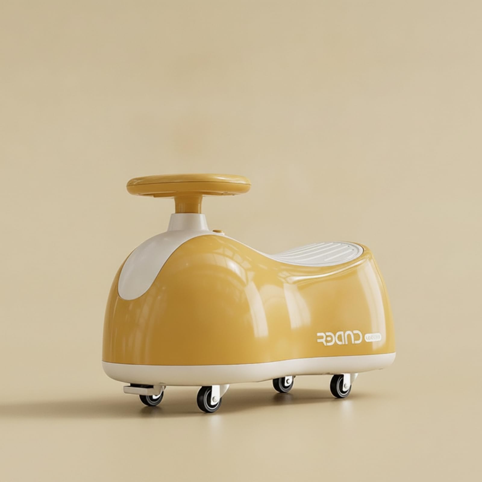 Correpasillos con Ruedas Giratorias Estable Coche Correpasillos con Luces Compacto para Caminar Infantil Música para, Gris Avanzado