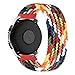MroTech Compatible con Samsung Galaxy Active/Active2 40mm/44mm/Galaxy Watch 3 41mm/Galaxy 42mm Correa Nailon elástico 20mm Pulseras de Repuesto para Huawei GT 2 42 mm Banda Nylon Woven Loop-Vistoso/XS