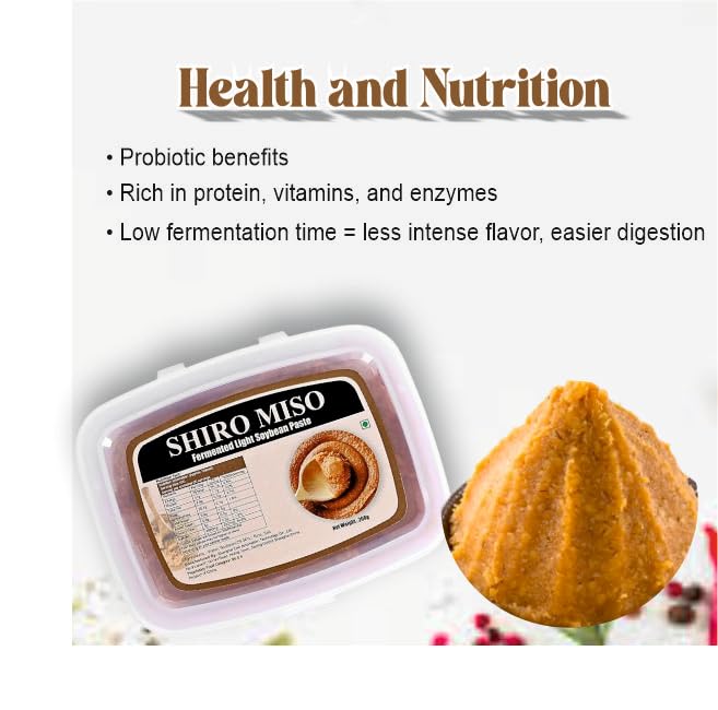 Image of Flavoma Shiro Miso Fermented Light Soybean Paste, 200g [ White Soybean Paste | Preservative-Free | Japanese Style | Perfect ingredient for Korean, Japanese, Chinese & Pan Asian dishes ]