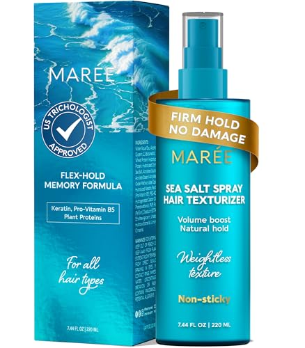 MAREE Sea Salt Spray for Hair – Texture Spray with Keratin, Vitam...