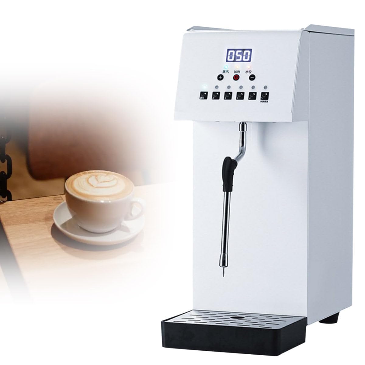 Electric Milk Steamer Coffee Foam Maker, Multifunctional Milk Frother