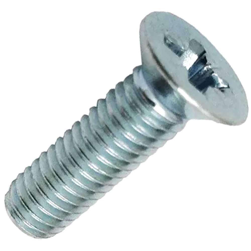Timco Machine Screw Pozi Countersunk Bright Zinc Plated