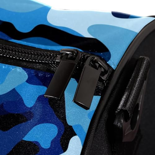 Gym Bags for Women,Duffle Bag for Travel,Classic Blue Sea Camouflage,Gym Bag for Men4