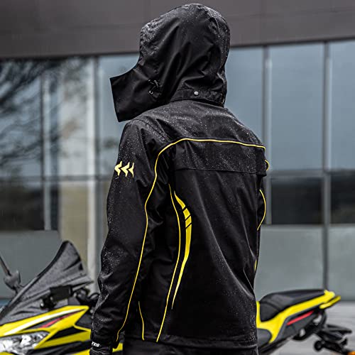 image for Lixada Waterproof Motorcycle Rain Suit Men Women Cycling Rain Gear Jac