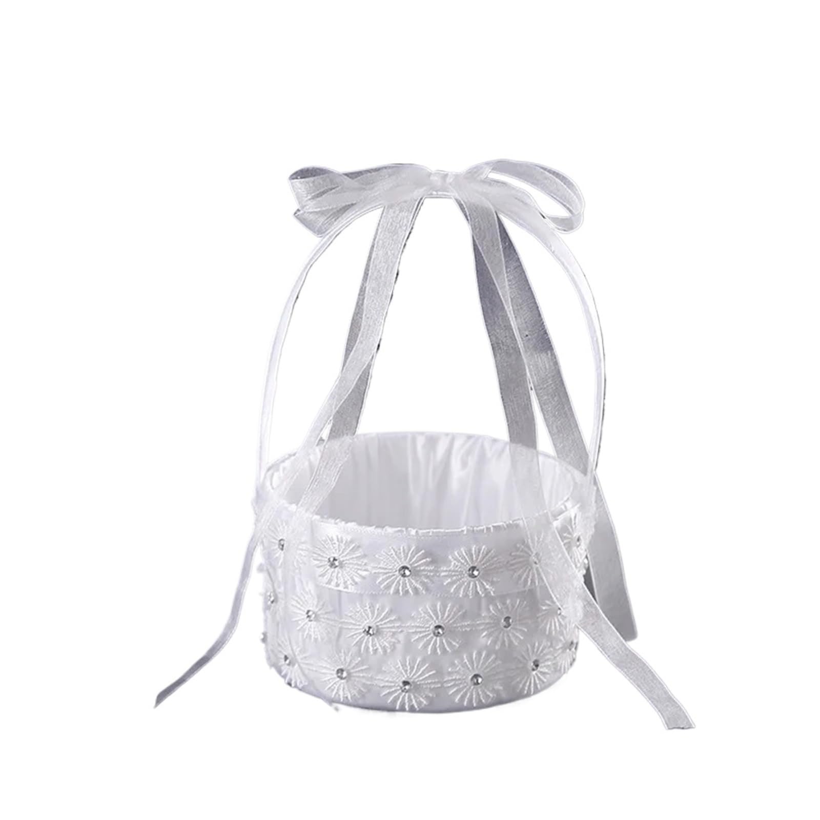 Körbe Für Blumenmädchen Hochzeit Brautjungfern Blumen Kinder Korb Spitze Blumendekoration Streublumenkorb Hochzeitszubehör