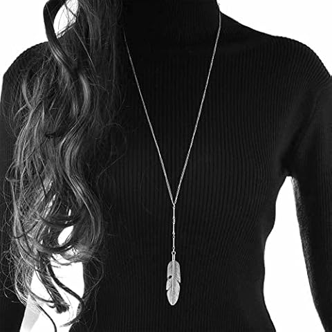 Collier Yienate Plume Long Cover