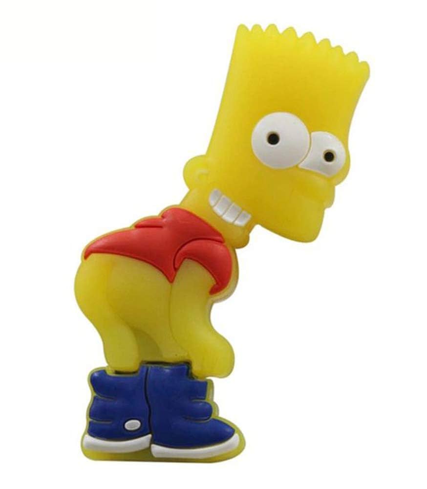 Amazon.com: 2.0 Bart Simpson Butt Mooning Cartoon 64GB USB