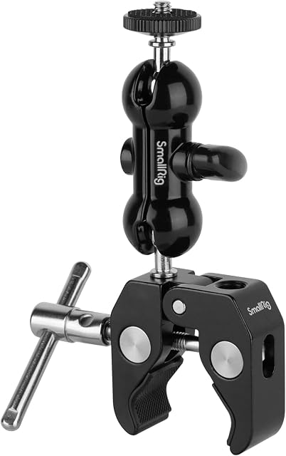 SMALLRIG Camera Cool Ballhead Super Clamp Mount with Mini Magic Arm - 1138