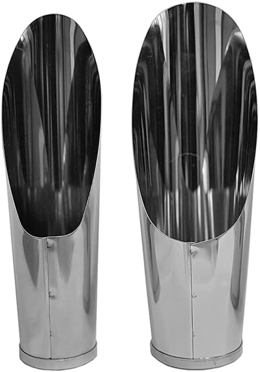 MERRYHAPY Juego de pala de plantación de suculentas de acero inoxidable de 2 piezas, herramienta de mano de jardín para cucharas