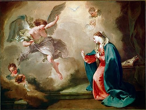 Tableau de l'Annonciation Battista Pittoni pour habiller un mur vide