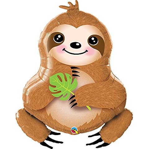 Qualatex Cute Sloth Foil Balloon 39" Multi Colour 12253 Cover