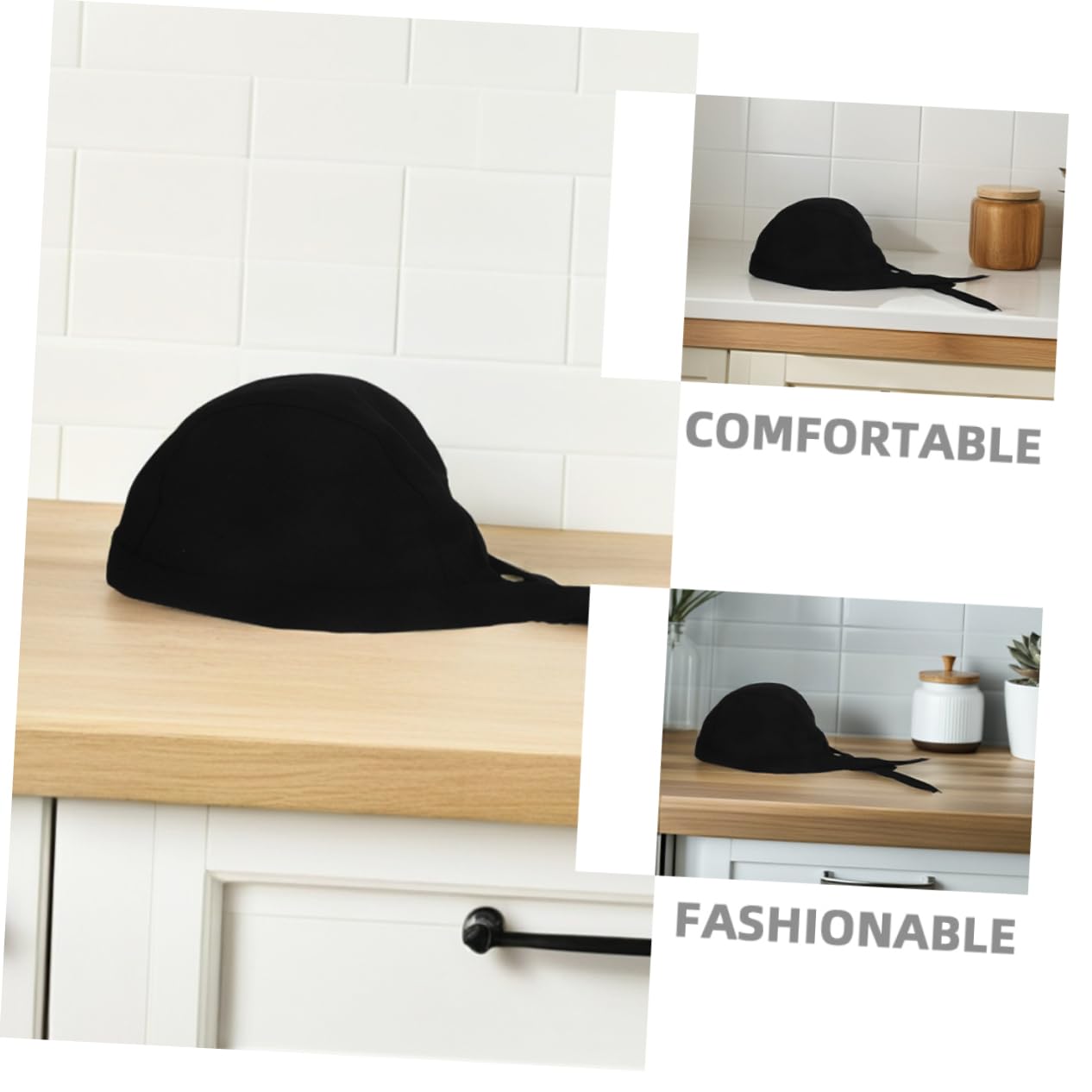 12piezas Gorros de Chef Unisex con Lazo la Espalda Gorros de Cocinero para Hombre y Mujer Transpirables para Uso Restaurante