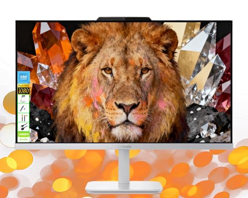 Image of Lenovo A100 23.8 inch FHD All-in-One PC, Intel 4-Core CPU, 16GB RAM, 512GB SSD, Webcam, Wi-Fi 6 /Bluetooth, RJ-45, Keyboard & Mouse, Perfect for Multi-User Home /Office /Online Learning, Windows 11,LE Bundle
