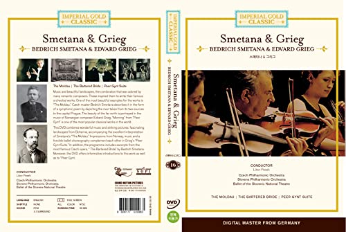 No. 16 Imperial Gold música clásica Bedrich Smetana & Edvard Grieg vinilo para coleccionistas 2